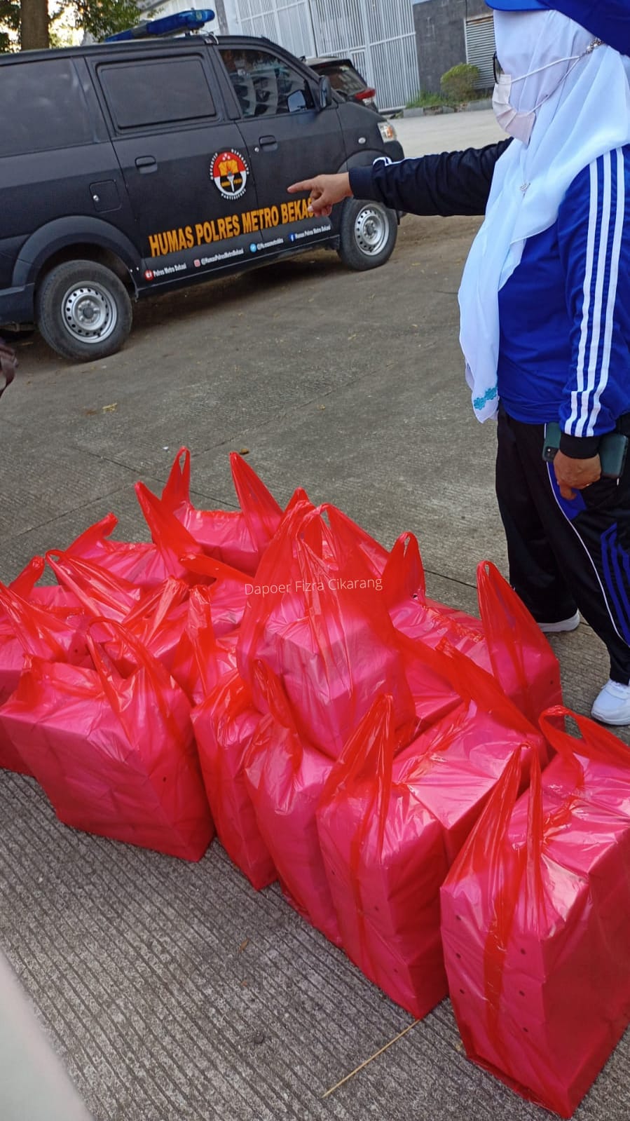 Sumbangan snack untuk Pekan Olahraga Daerah (POPDA) Kab. Bekasi